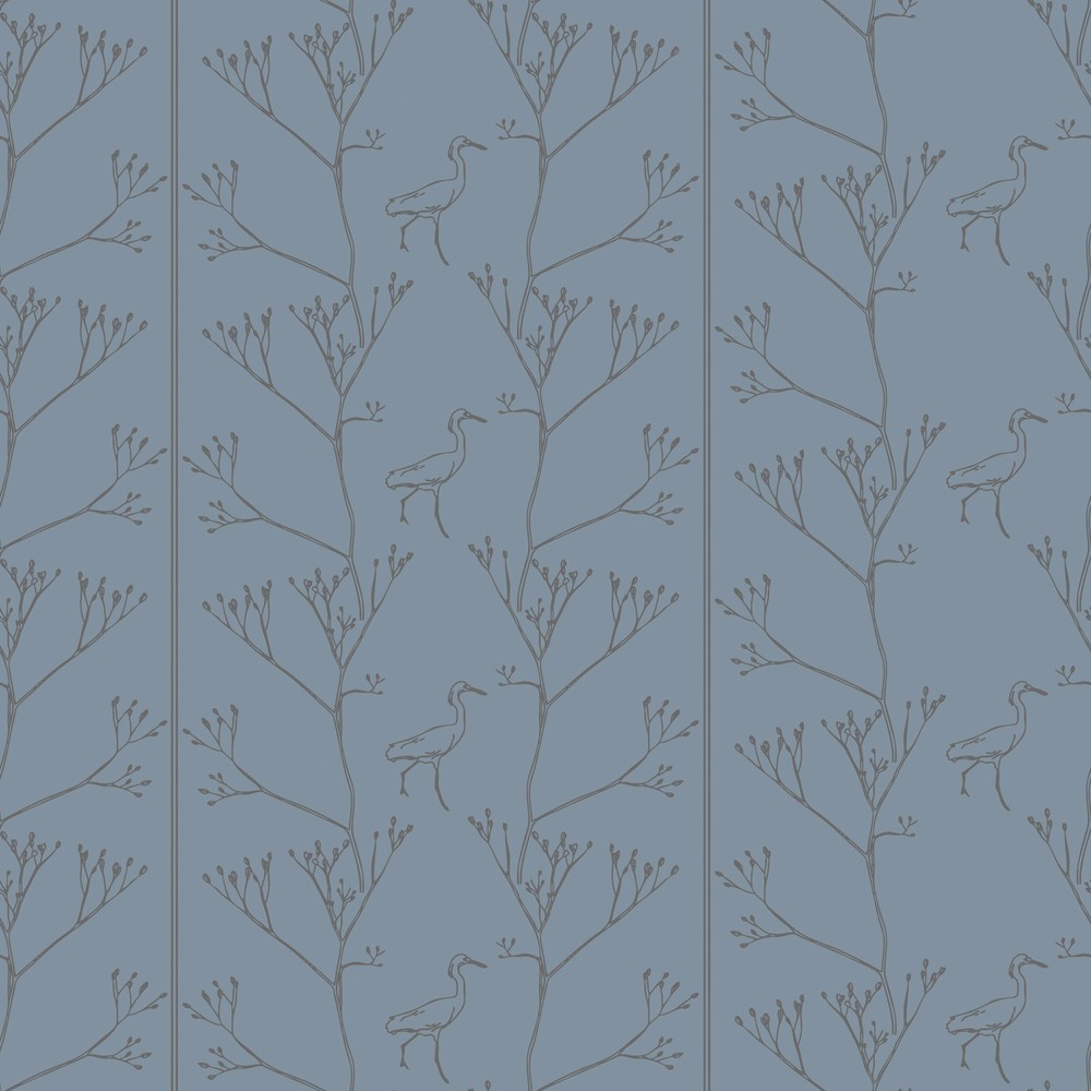 Bild på Twigs and Heron in Blue - 1033801-01